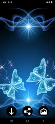 Neon Butterfly Wallpapers android App screenshot 0