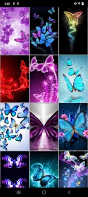 Neon Butterfly Wallpapers android App screenshot 3